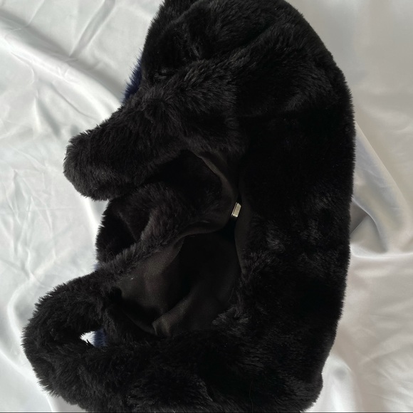 Zara Joint Color Navy Blue Tote - Picture 2 of 7